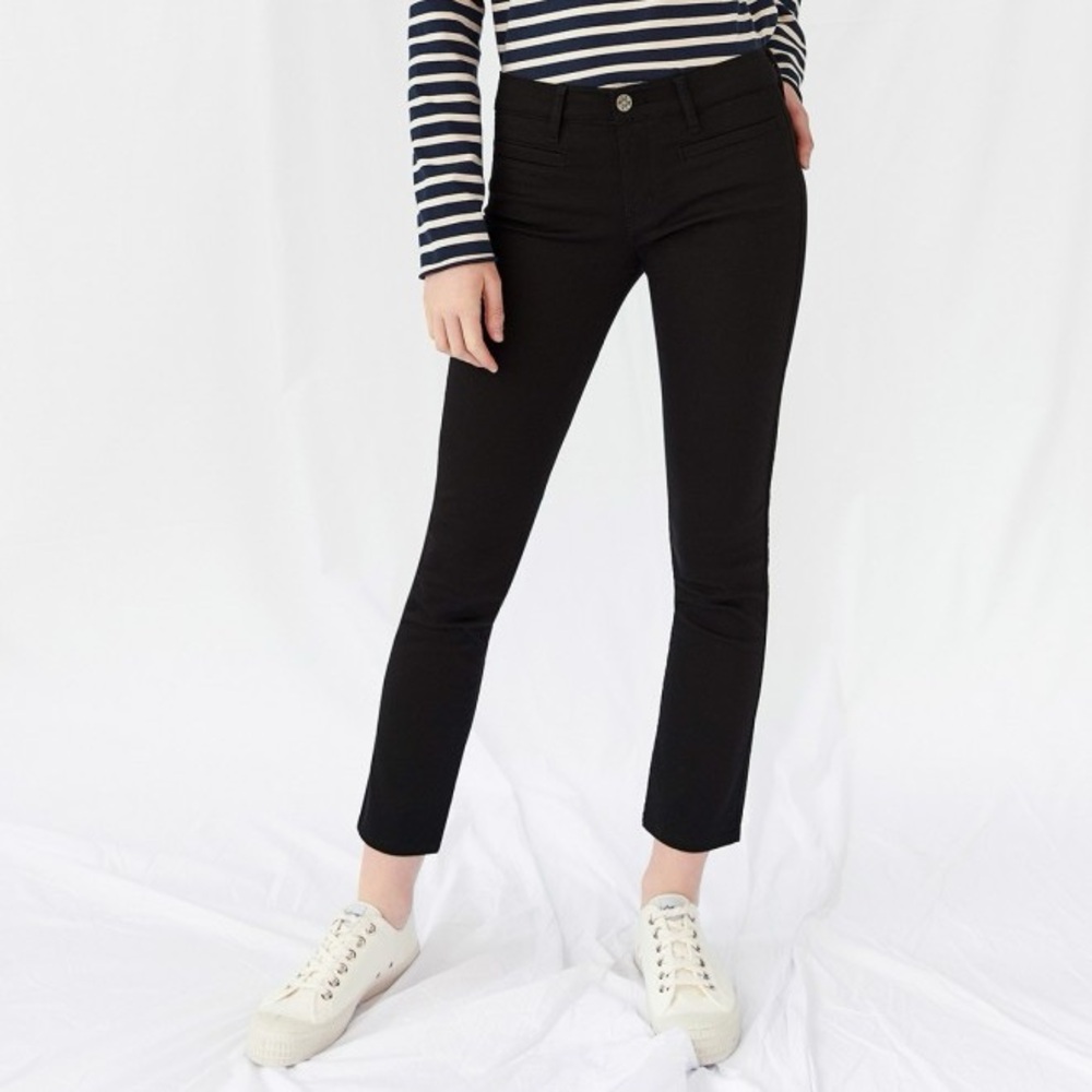 ANTHRO MIH Black Paris Jeans 30 Mid Rise Cropped